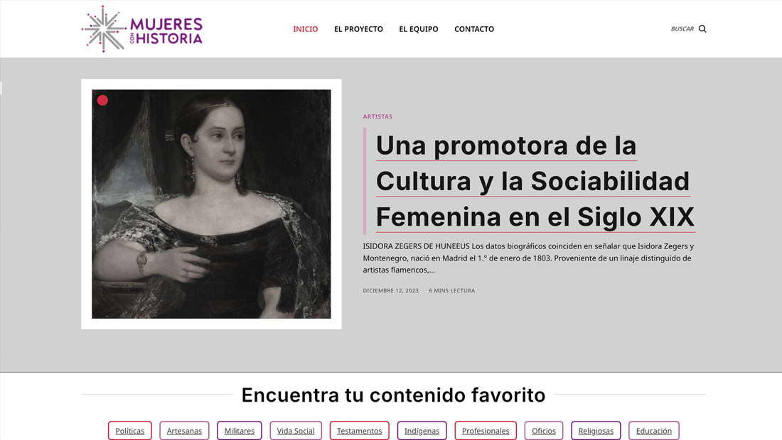 Mujeres con historia